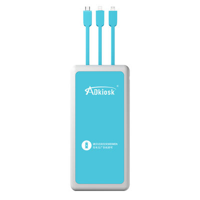 पब्लिक शेयरिंग मोबाइल फोन चार्जिंग स्टेशन कियॉस्क 24 इंच 5000MAh