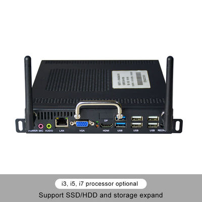 4K इंटरएक्टिव टच स्क्रीन लिफ्ट डिजिटल साइनेज i3 i5 i7 CPU 34mm मोटाई: