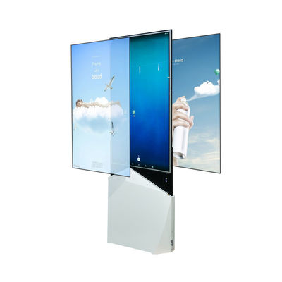 OLED फ्रीस्टैंडिंग डिजिटल डिस्प्ले साइनेज 55 इंच डबल साइडेड 1080P
