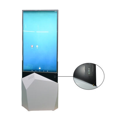 डबल साइडेड फ्लोर स्टैंडिंग कियोस्क 55 इंच OLED डिजिटल साइनेज एडवरटाइजिंग डिस्प्ले: