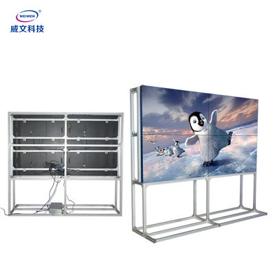 IR रिमोट एलसीडी वीडियो वॉल डिस्प्ले 55 इंच 240V FHD मल्टीपल लैंग्वेज