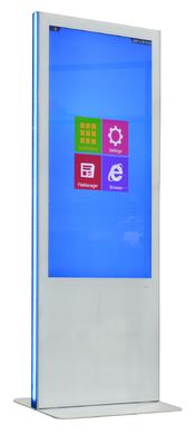 मॉल इंडोर एलईडी डिजिटल साइनेज डिस्प्ले 42 इंच इंटरएक्टिव 16GB ROM