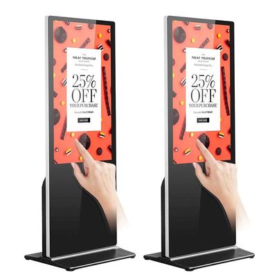 4k रेजोल्यूशन एलसीडी इंटरएक्टिव टच स्क्रीन कियोस्क मॉनिटर i3 i5 CPU PC OS 65Inch