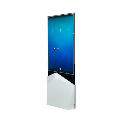 डबल साइडेड 55 इंच OLED डिजिटल साइनेज फ्लोर स्टैंड फ्लोर स्टैंडिंग डिजिटल साइनेज