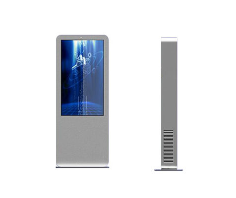 75in 2000nits LCD विज्ञापन स्क्रीन फ़्लोर स्टैंडिंग आउटडोर डिजिटल साइनेज