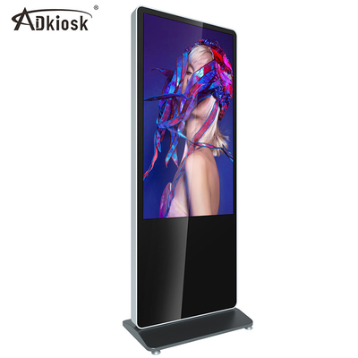 पूर्ण HD वाईफ़ाई विज्ञापन डिजिटल साइनेज प्लेयर 50HZ 43inch LCD बिलबोर्ड