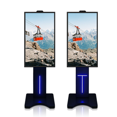 IPS 4K 2K 60fps इंटरएक्टिव टच स्क्रीन कियोस्क सीसीसी अल्ट्रा क्लियर डिकोडिंग