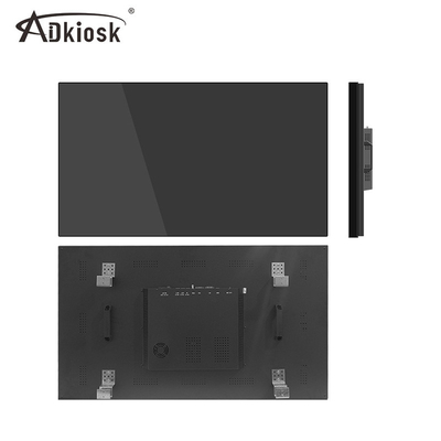 4k 55 इंच विज्ञापन वीडियो वॉल इंडोर एलसीडी स्प्लिसिंग स्क्रीन 2x2 3x3