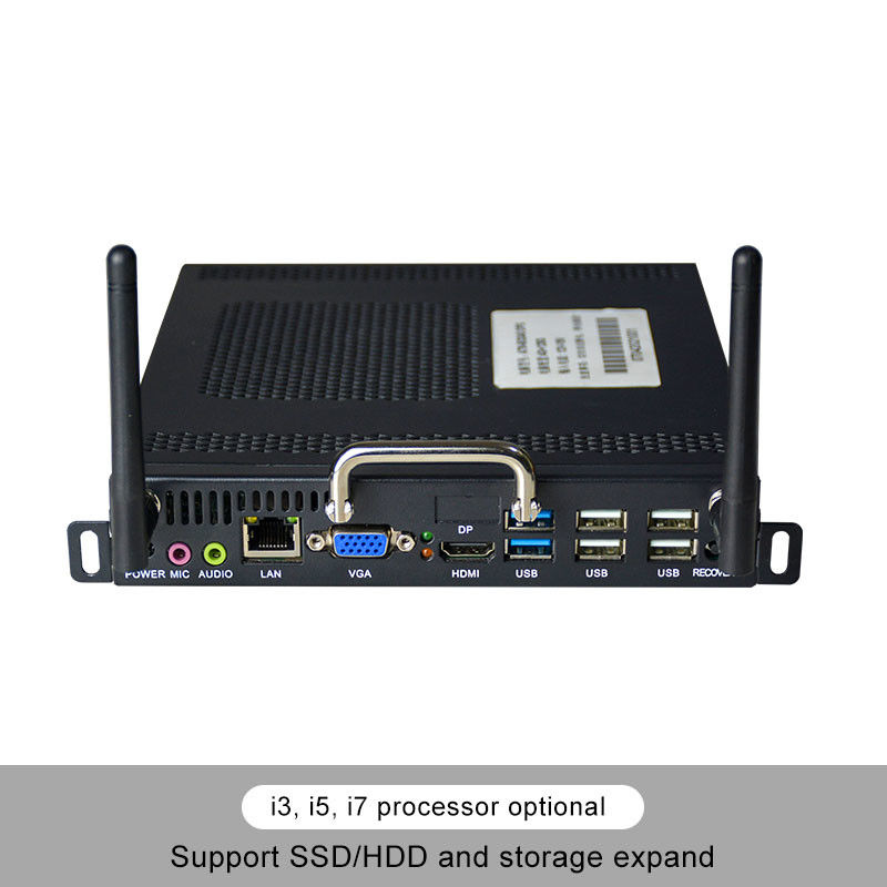 4K इंटरएक्टिव टच स्क्रीन लिफ्ट डिजिटल साइनेज i3 i5 i7 CPU 34mm मोटाई: