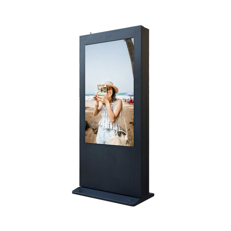 Water proof IP55 or IP65 floor standing Outdoor Digital Signage advertising player